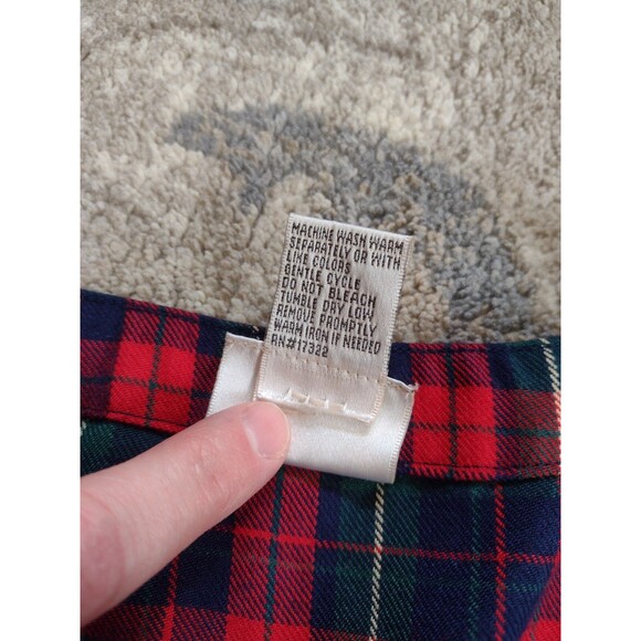 VTG Pinafore LAURA GAYLE DRESS Christmas Womens M Cottagecore Sleeveless - Picture 6 of 11